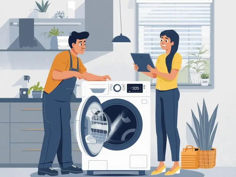 خدمة صيانة غسالة زانوسى العبد