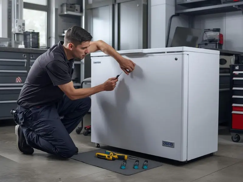 صيانة ديب فريزر زانوسى افقى