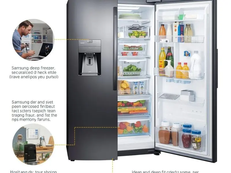 فروع صيانة ديب فريزر سامسونج